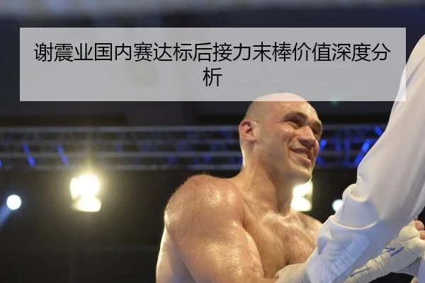 谢震业国内赛达标后接力末棒价值深度分析
